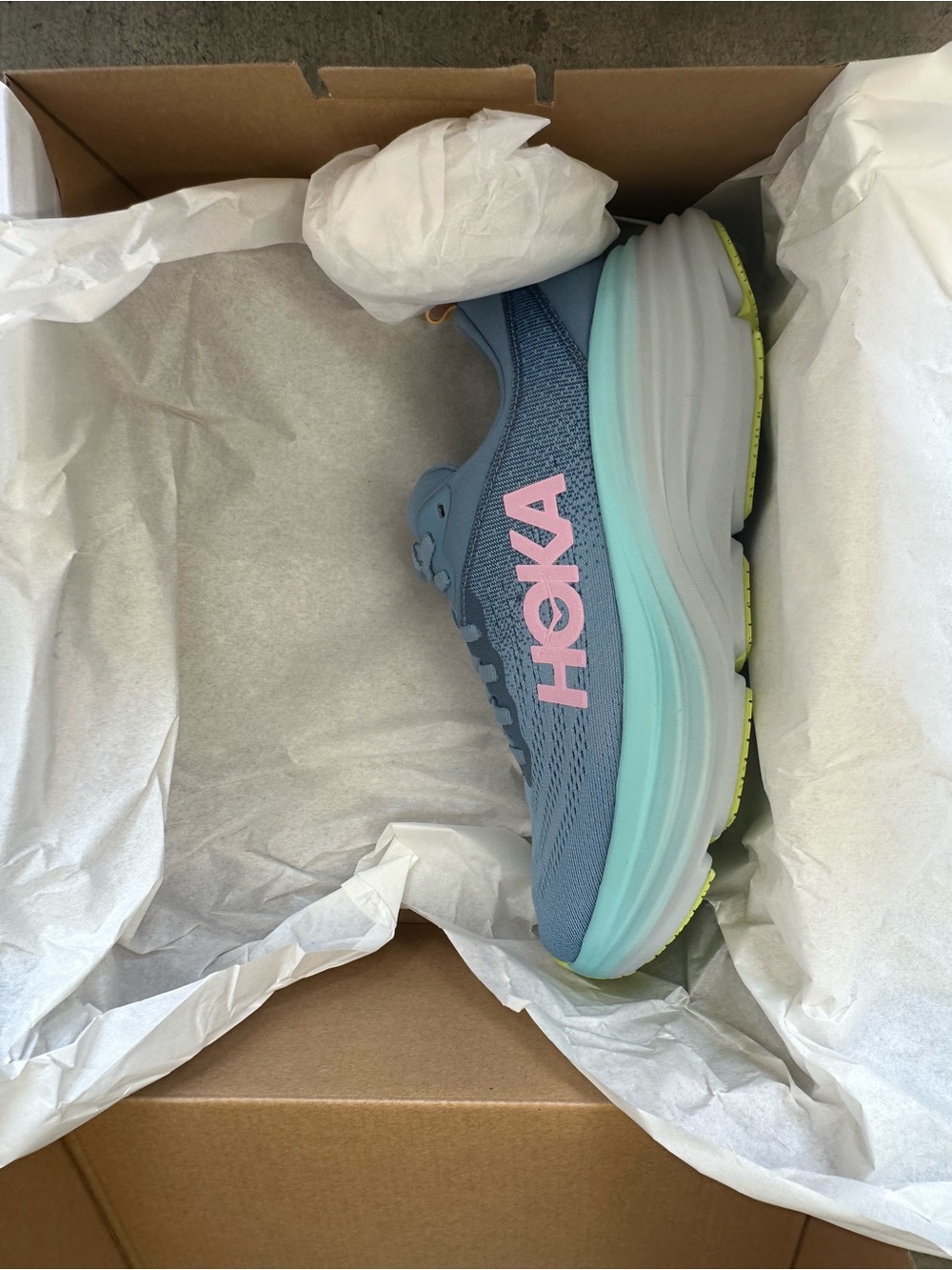 NEW HOKA Bondi 8/ Shadow, Dusk / size 7B - Picture 9 of 10